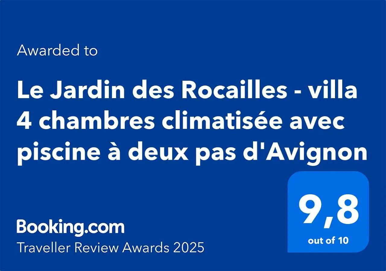 Le Jardin Des Rocailles - Villa 4 Chambres Climatisee Avec Piscine A Deux Pas D'Avignon Villeneuve-lès-Avignon